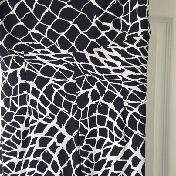 Lauren Ralph Lauren Black and White Patterned Maxi Skirt - Picture 14 of 14